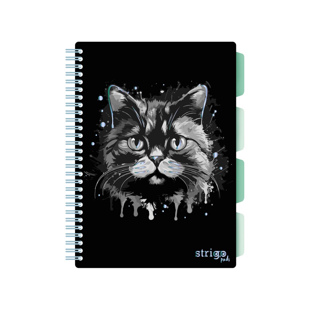 Caiet Spirala Strigo Project Book PISICA B5