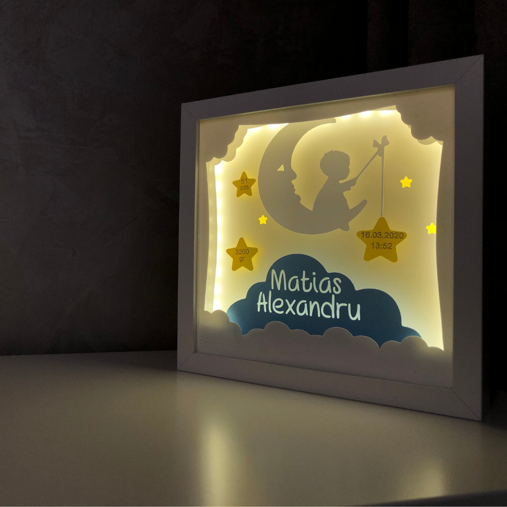 Tablou Luminos Baietel 012 Noorhandmadeatelier
