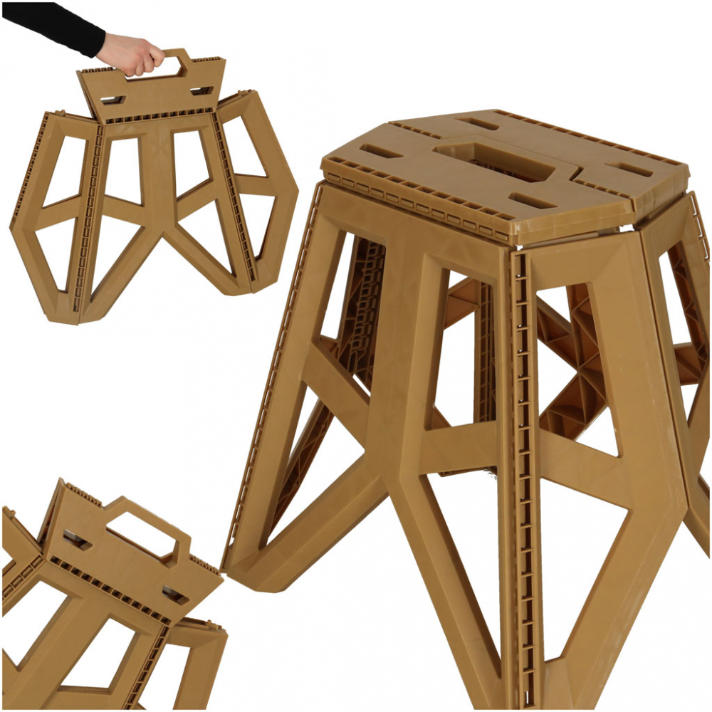 Scaun camping Ikonka Brown 40cm - Portabil