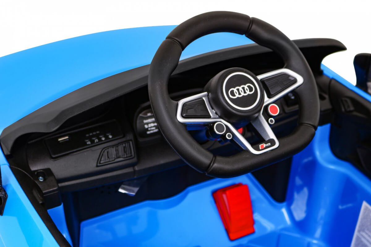 Masinuta Electrica Audi R8 Spyder Albastru - imagine 5