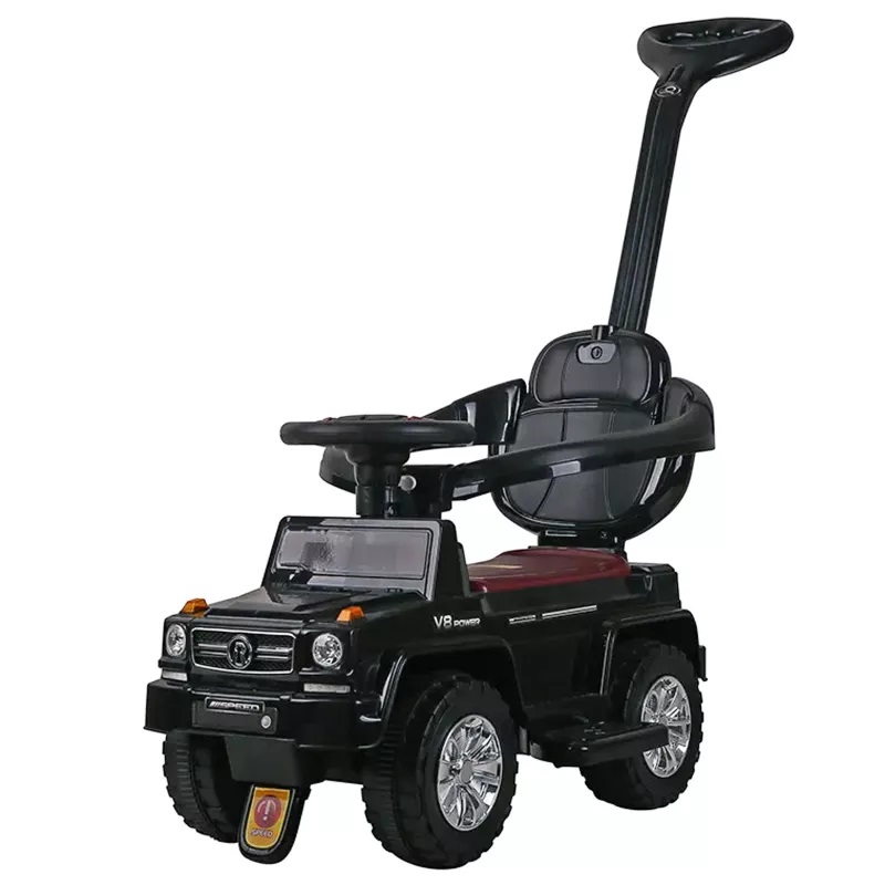 Masinuta Nicekids Black cu maner parental - imagine 3