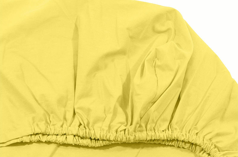 Cearceaf Bumbac KidsDecor Galben 63x127 cm