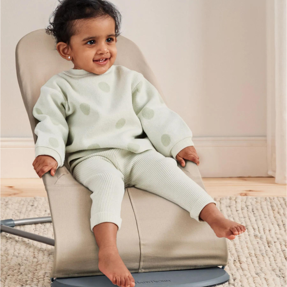 Balansoar BabyBjorn Balance Soft Khaki, Ergonomic - imagine 5