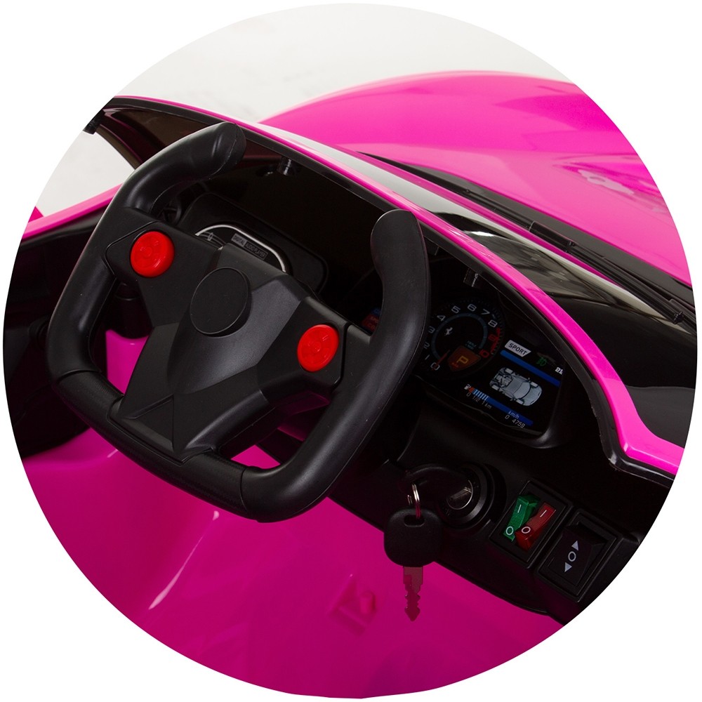 Masinuta Electrica Chipolino Unicorn Pink 50W - imagine 9
