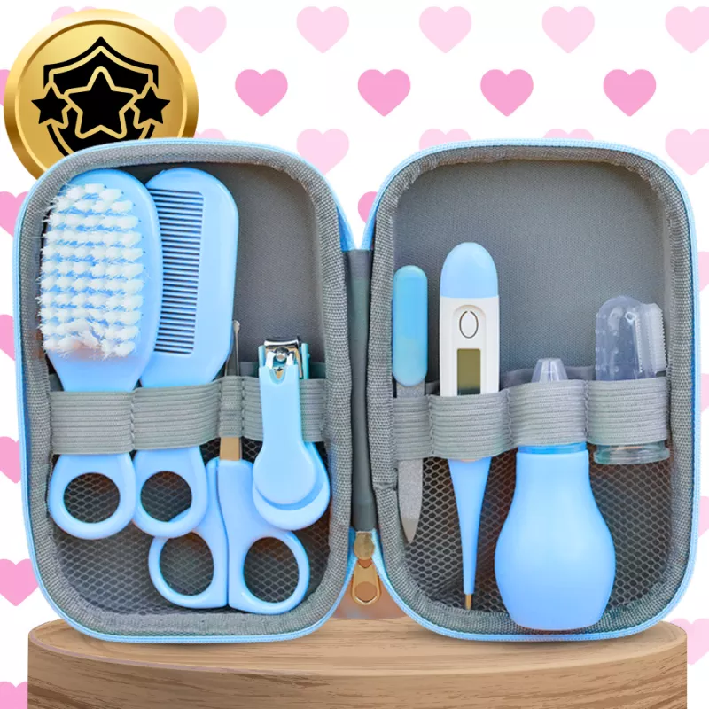 Set Ingrijire NiceKids 9 in 1 pentru Copii, Portabil - imagine 2