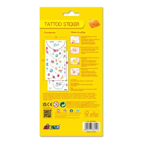 Tatuaje Bijuterii Avenir | Aur/Argint Temporar - imagine 5