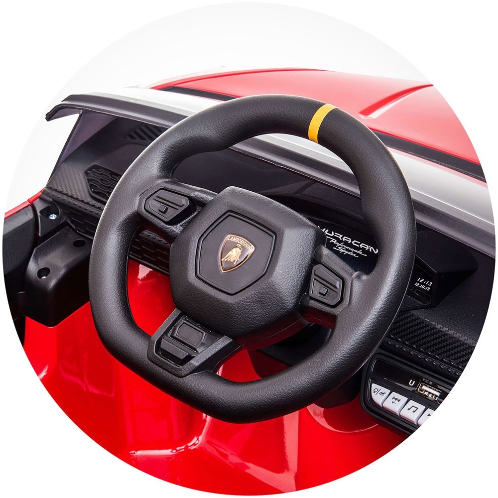 Mașinuță Chipolino Lamborghini Huracan, 50W, Roșu - imagine 6