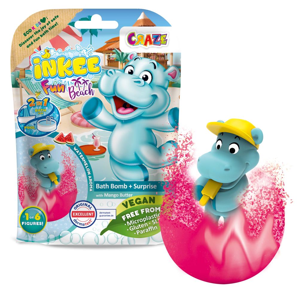 Bila de baie Craze cu surpriza hipopotam Inkee - imagine 6