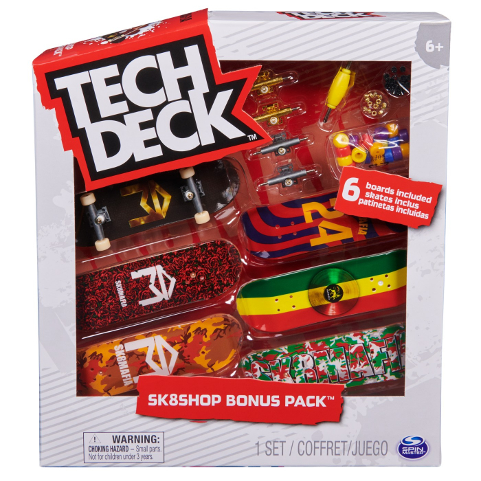 Tech Deck Pachet 6 Piese Sk8mafia Fingerboard