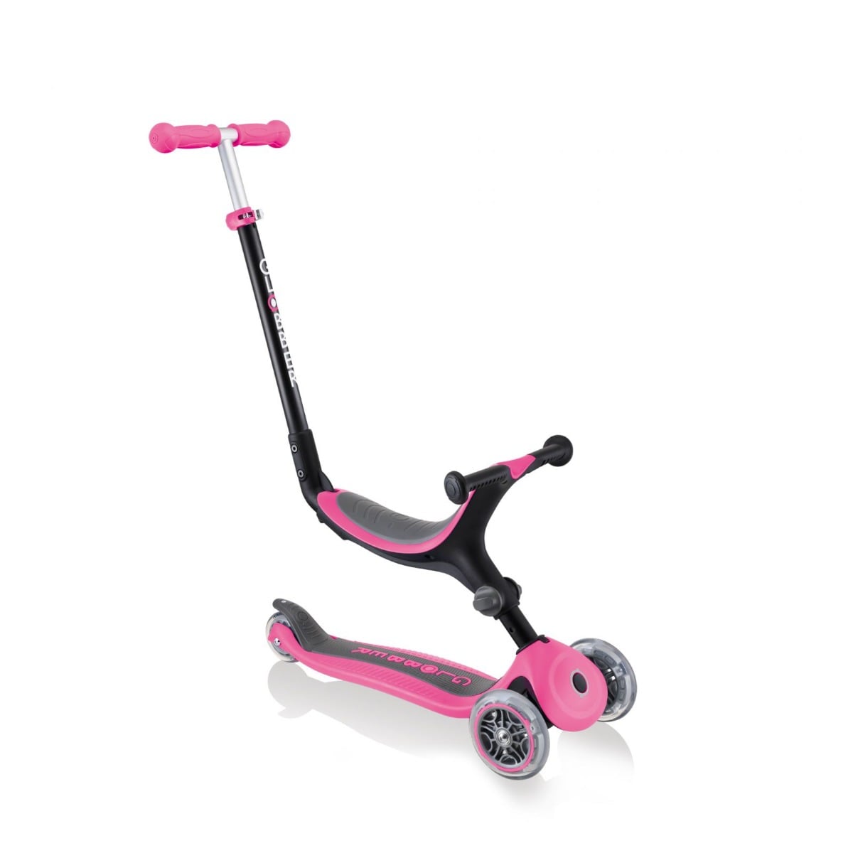 Trotineta Pliabila 4 in 1 Globber Go-Up Roz