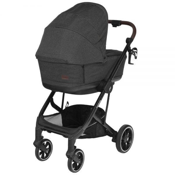 Carucior 2 in 1 Skiddou Moss Onyx, Negru, Compact - imagine 2