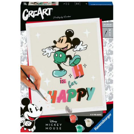 Ravensburger Creart Mickey Pictura pe Numere - imagine 3