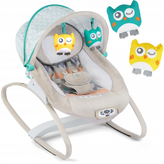 Balansoar Ricokids cu vibrații și muzică gri - imagine 7