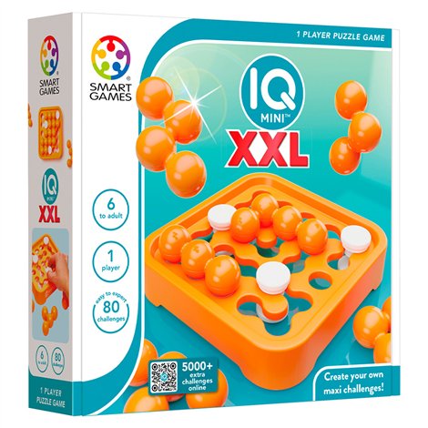 Smart Games IQ Mini XXL | Joc Logică 80 Provocări