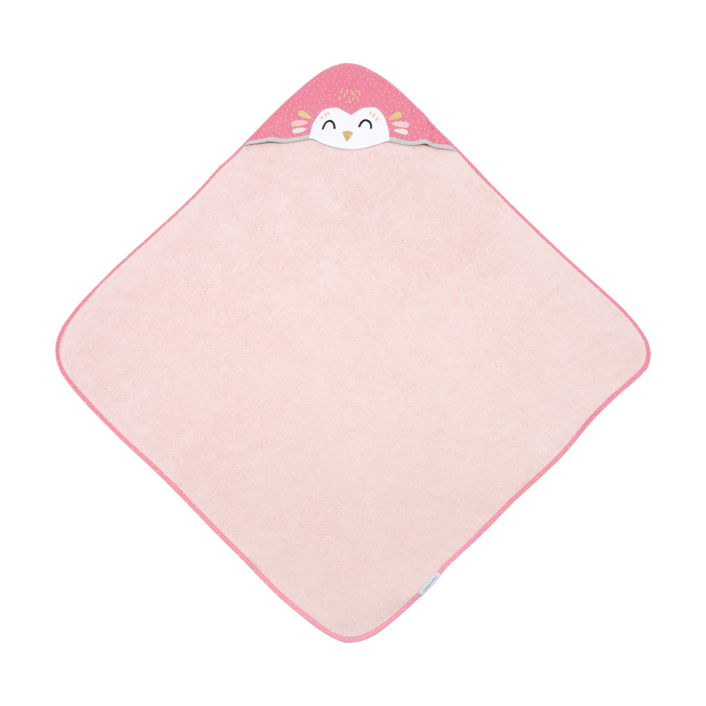Prosop copii Canpol Owl Pink, 100x100 cm - imagine 4