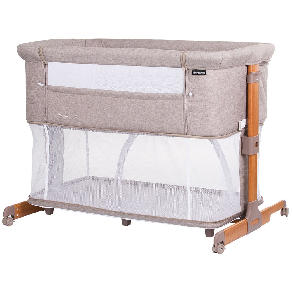 Patut Co-Sleeper Chipolino Mommy n Me, Beige Wood - imagine 6