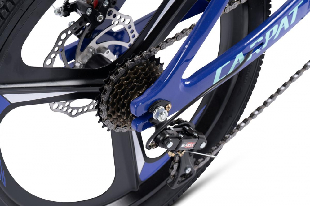 Bicicleta MTB Carpat 20" Albastru 7 Viteze - imagine 5