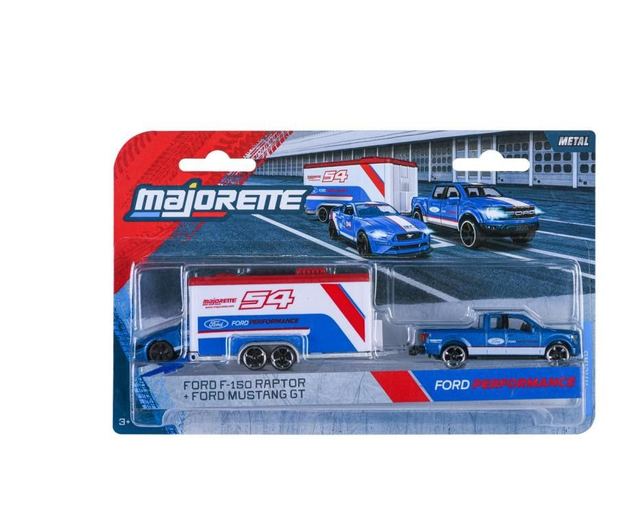 Majorette Transporter Deluxe Ford Raptor Set