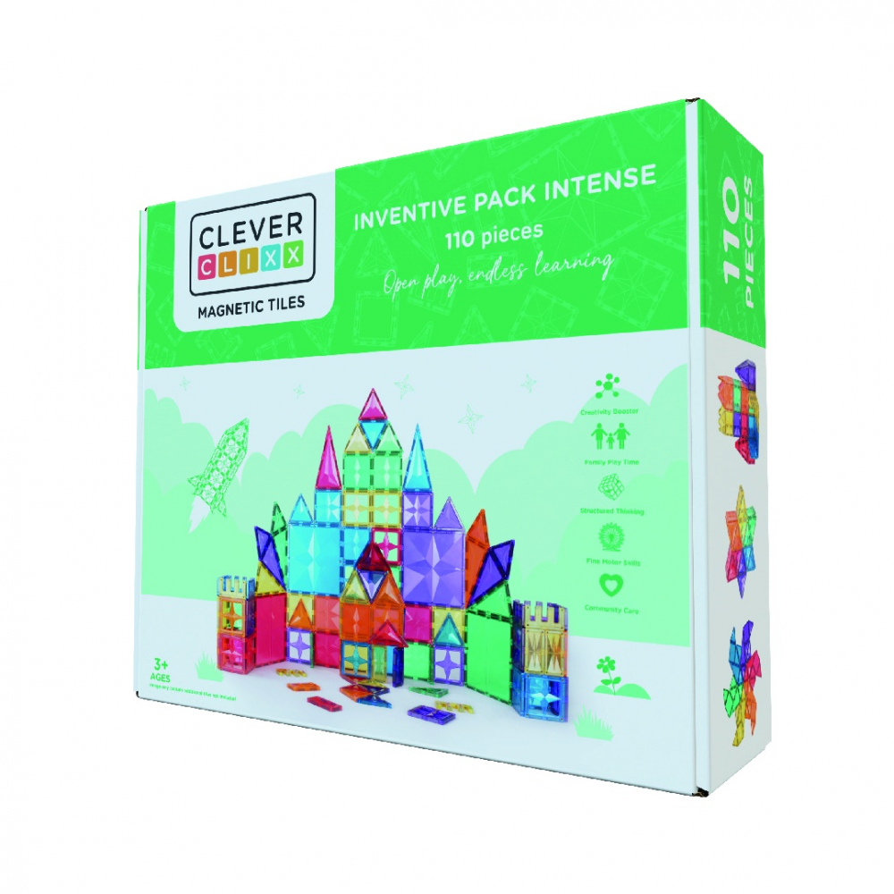 Set Magnetic Cleverclixx 110 Piese | Construcții Inventive