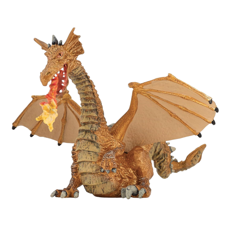 Figurina Papo Dragon Auriu - Jucarie de Colectie