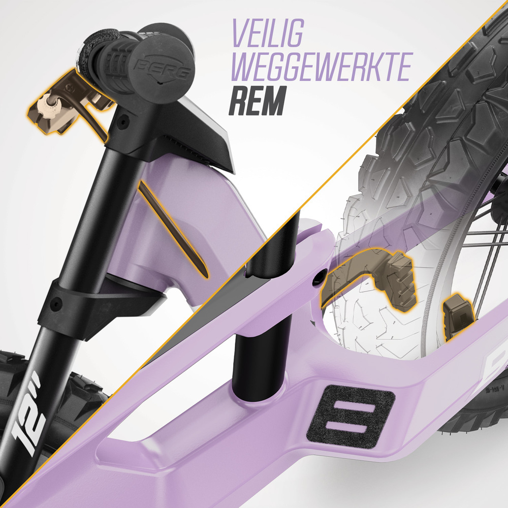 Bicicleta fara pedale Berg Biky Cross Mov - imagine 4