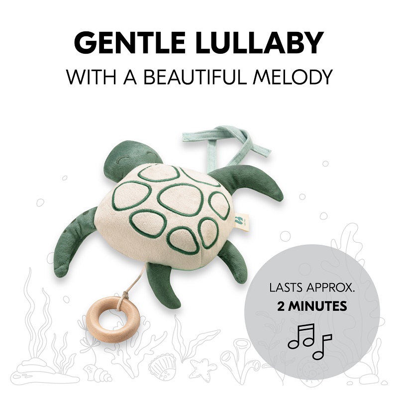 Hauck Cuddle N Sleep Turtle - Jucărie Muzicală Moale - imagine 4