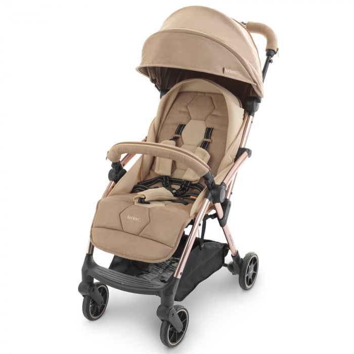 Carucior Leclerc Hexagon Champagne | Ultra-usor si Luxos