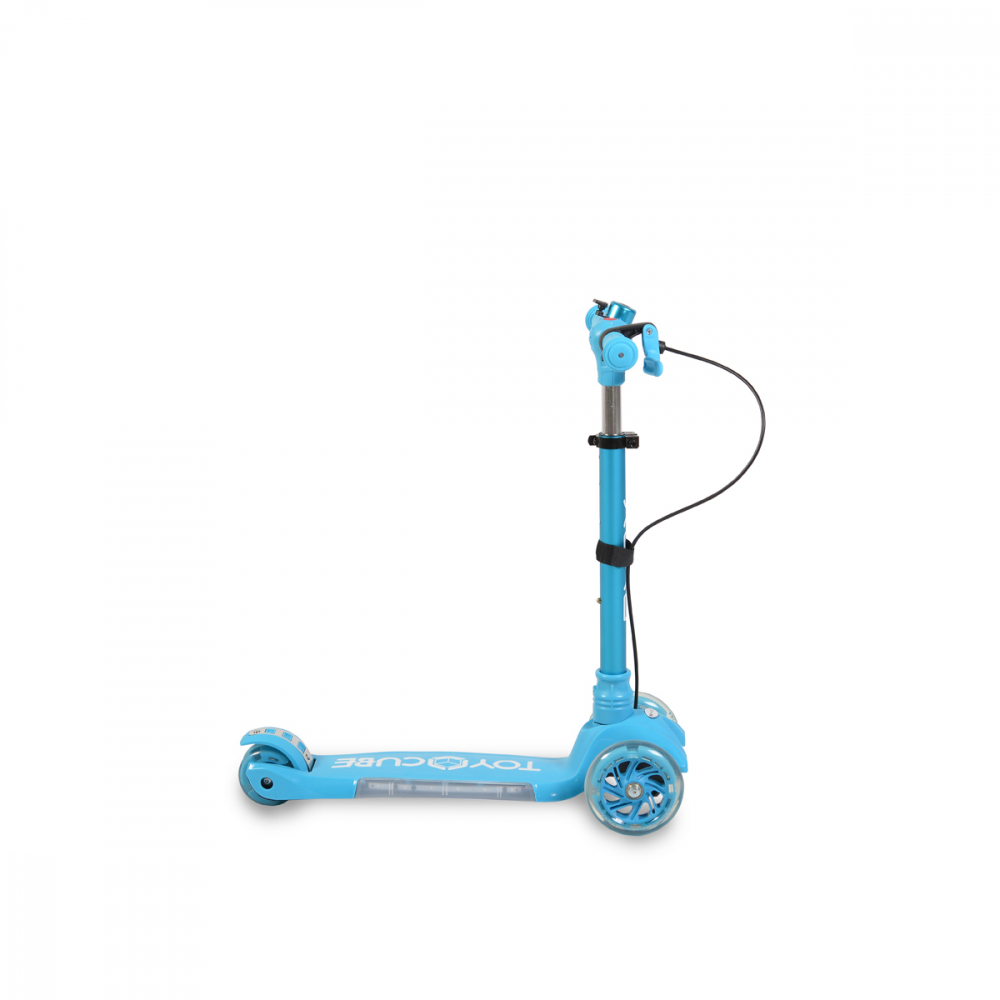 Trotineta Pliabilă LED Byox, cu Muzică și Frână - imagine 2