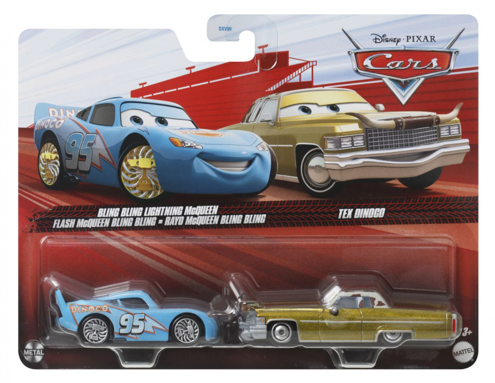 Set 2 Masinute Cars 3 McQueen Bling Bling | Mattel