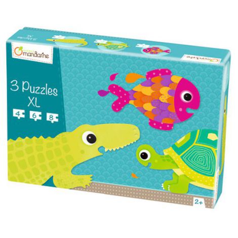 Puzzle 3 XL Marine Mandarine | Joc Educativ