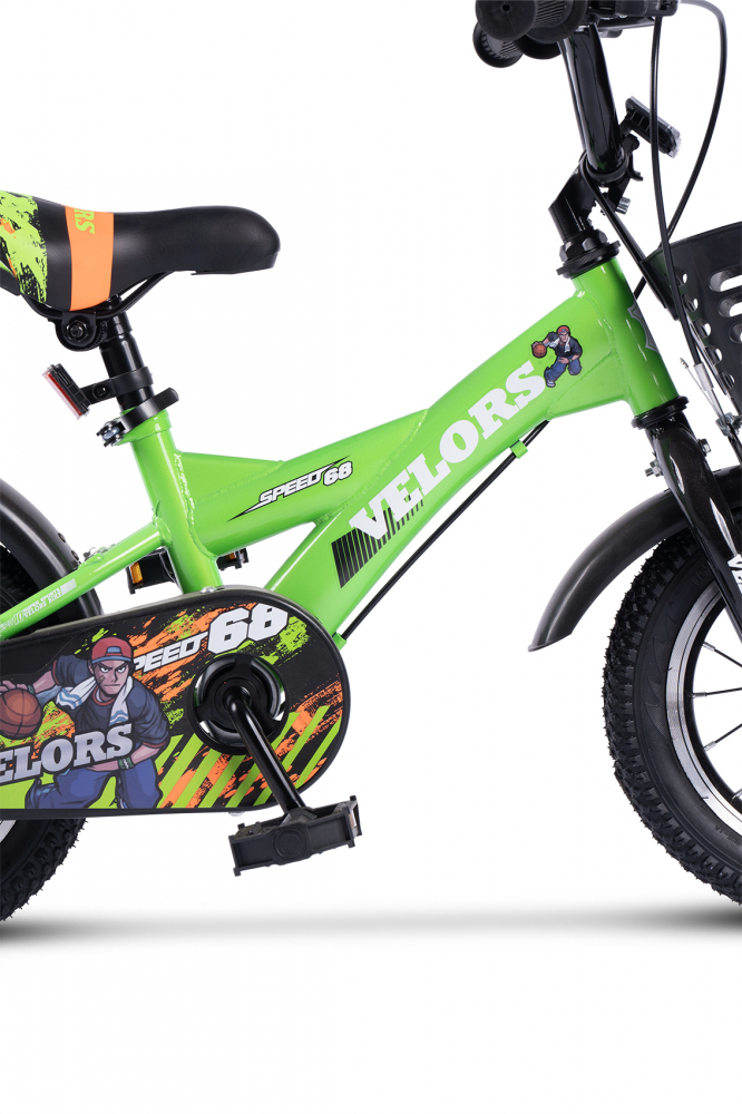 Velors V1401A Bicicleta Verde 14" Copii 3-5 Ani - imagine 4
