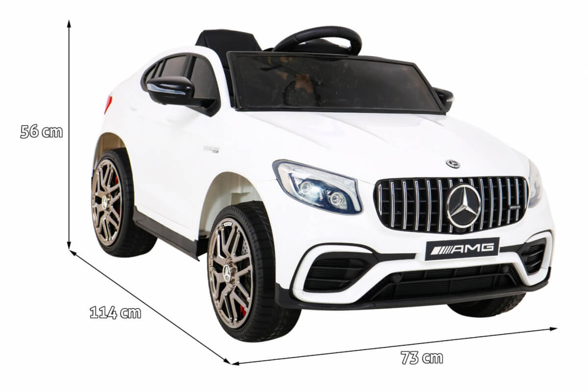 Masinuta Electrica Mercedes AMG GLC63s 4x4 Alb - imagine 2