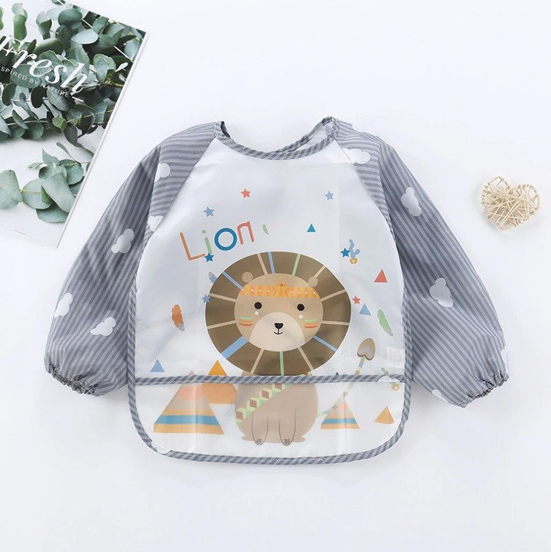 Baveta Impermeabila cu Maneci Leu | Drool - imagine 3