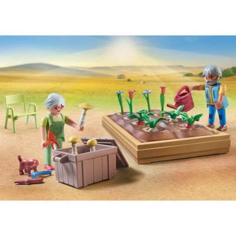 Playmobil Grădina cu Bunici | Joc de Rol în Natură - imagine 3