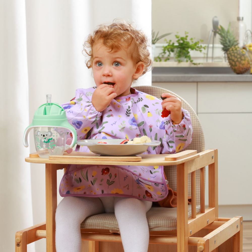 Baveta Babyono cu mânecă lungă Model Grădină - imagine 8
