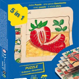 Puzzle Stratificat Capsuna Beleduc - Educativ