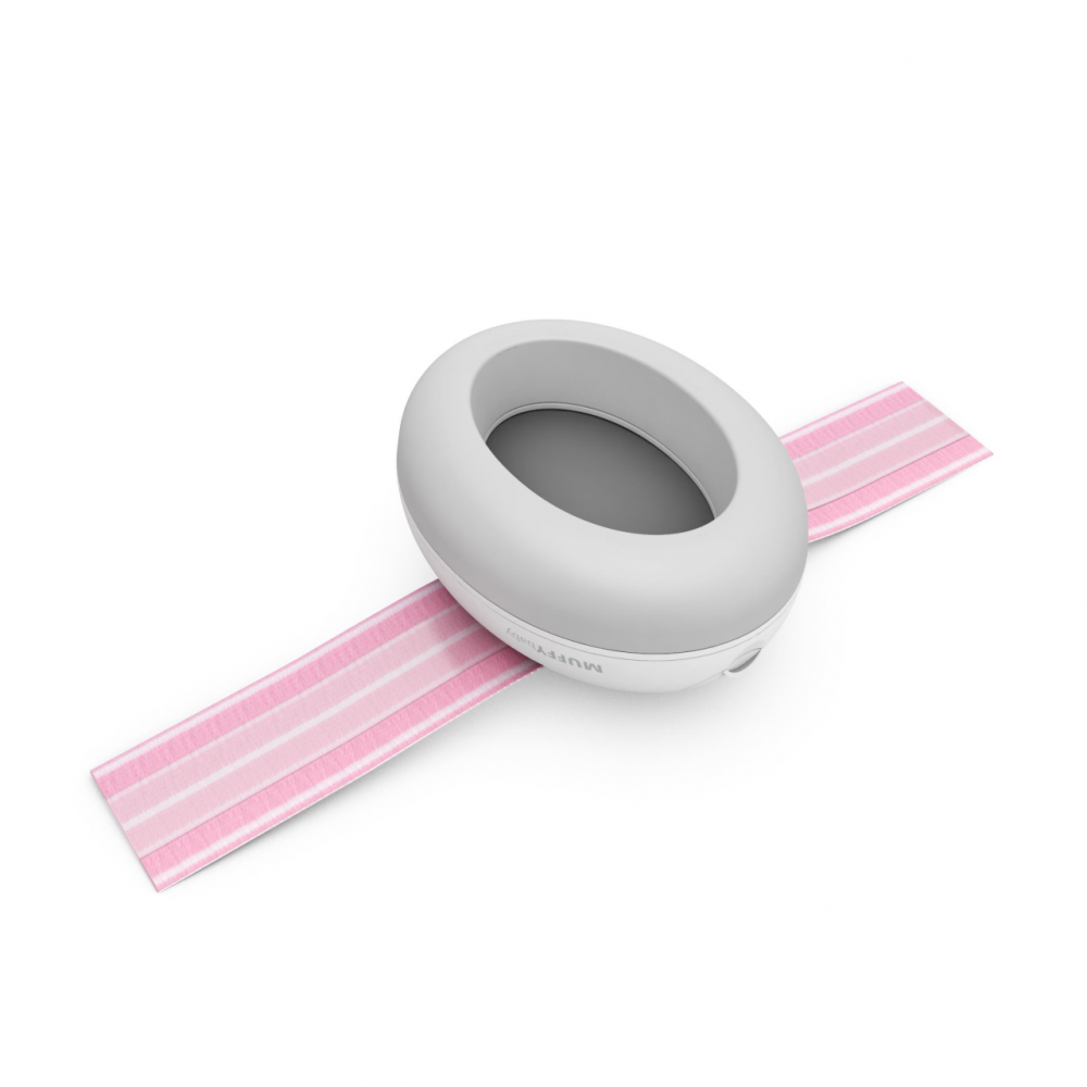 Căști Antifonice Bebeluși Alpine Muffy Pink - imagine 2