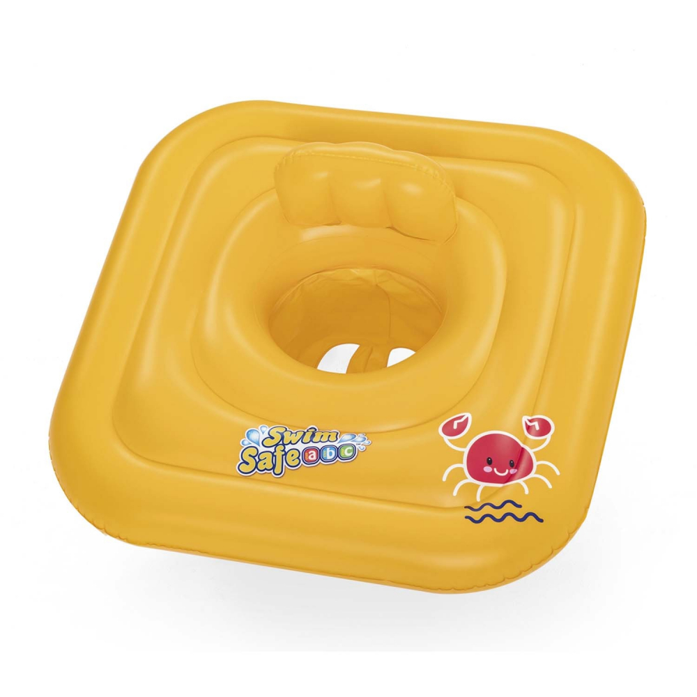 Colac Gonflabil Bebelusi Bestway Galben, 76x76 cm - imagine 2