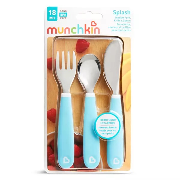 Set 3 tacamuri Munchkin Splash, 18L+, Albastru