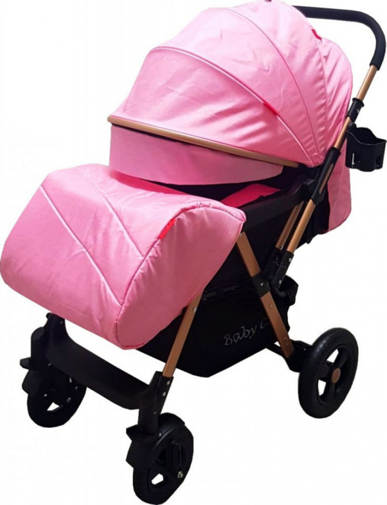 Carucior Baby Care PRO 511 Roz - Usor si Practic - imagine 3