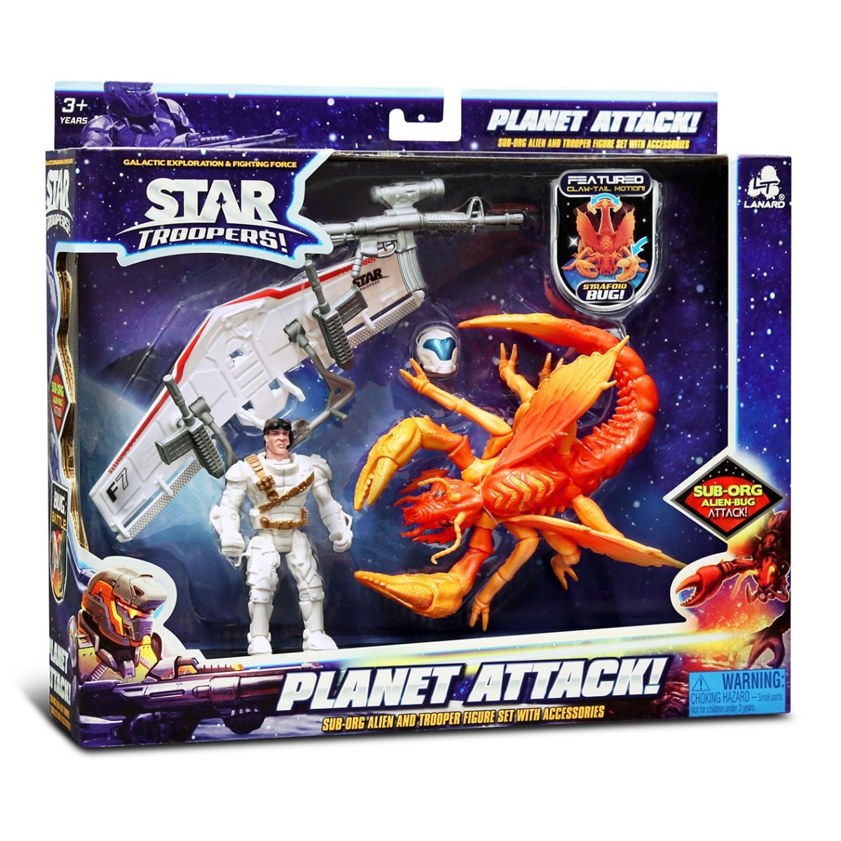 Set Star Troopers Lanard Toys cu Planor și Figurină