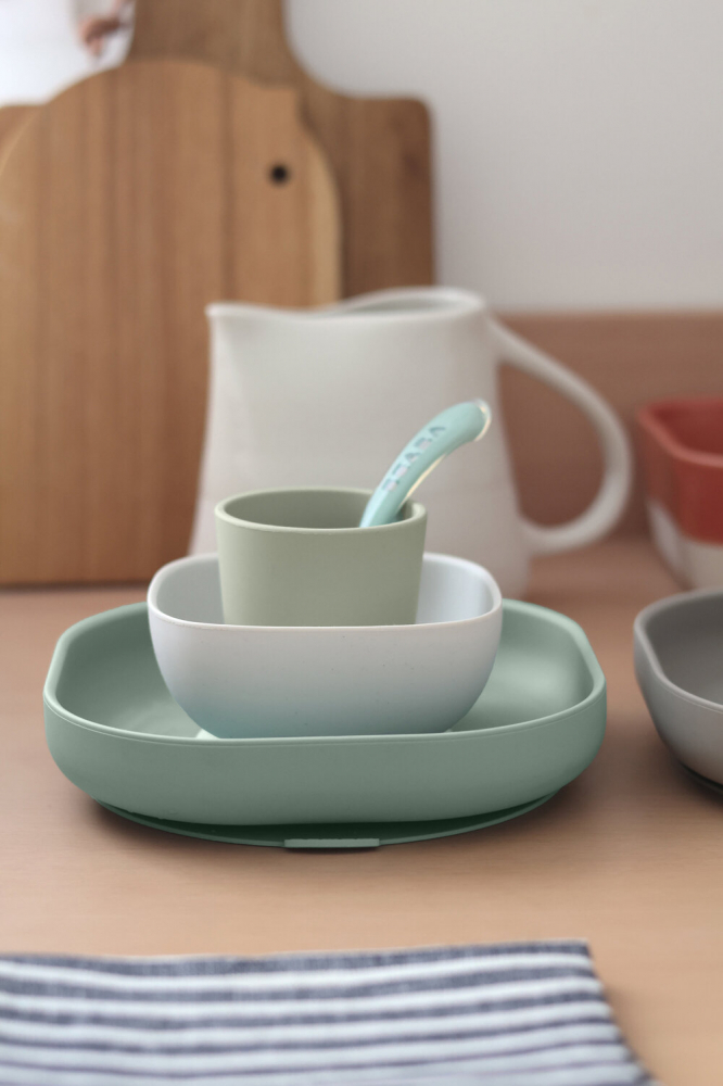 Beaba Set Silicon 4 Piese Masa Sigur - imagine 2
