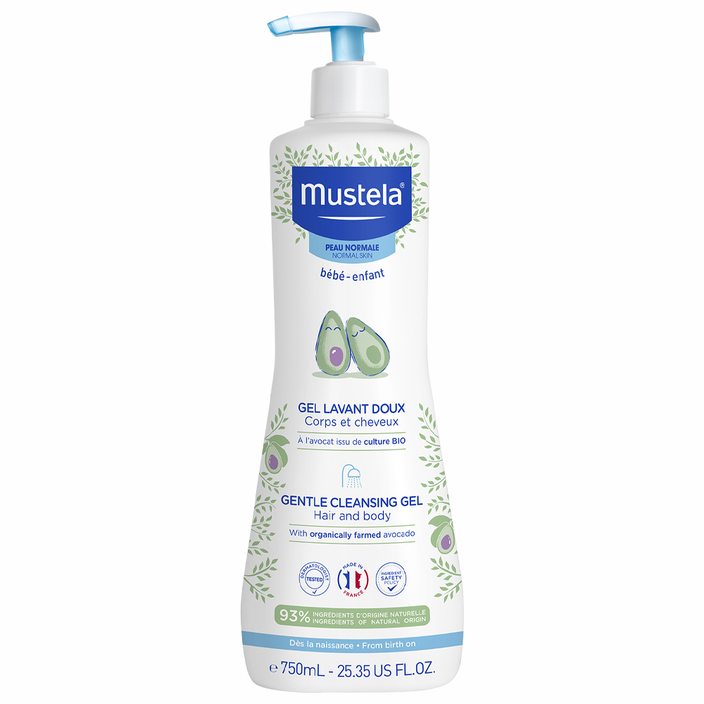Gel de curățare Mustela 750ml pentru bebeluși