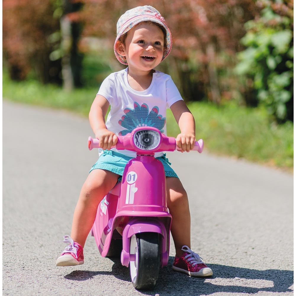Smoby Scooter Pink, Fără Pedale, 1.5 Ani - imagine 6