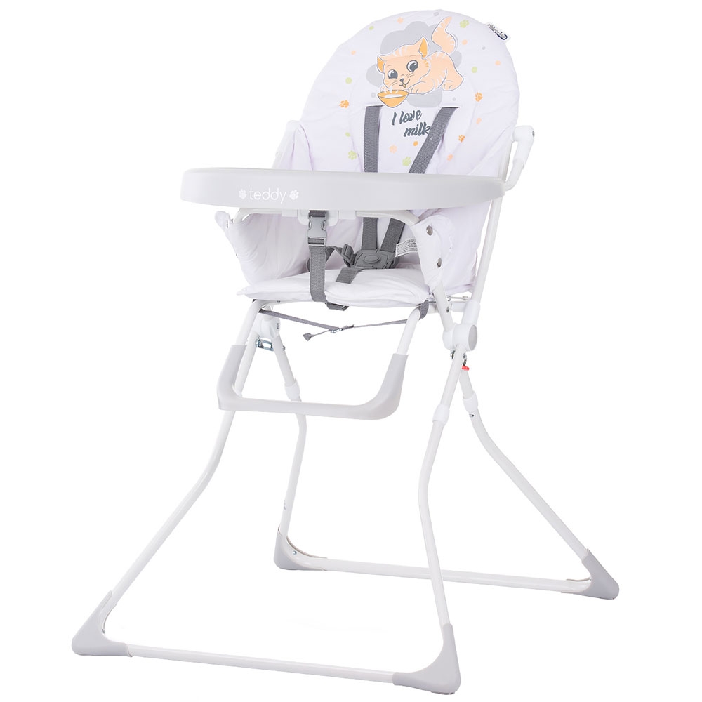 Scaun de masă Chipolino Teddy Platinum - Sigur și Confortant - imagine 5