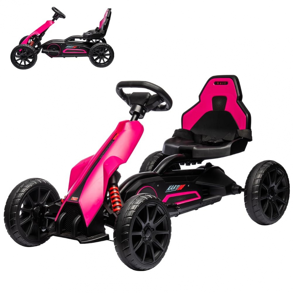 Kart Electric Nichiduta Go Kart Sport Pink - imagine 5
