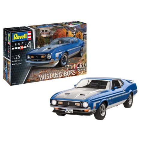 Revell Mustang Boss 351 1:24 - Machetă Detaliată