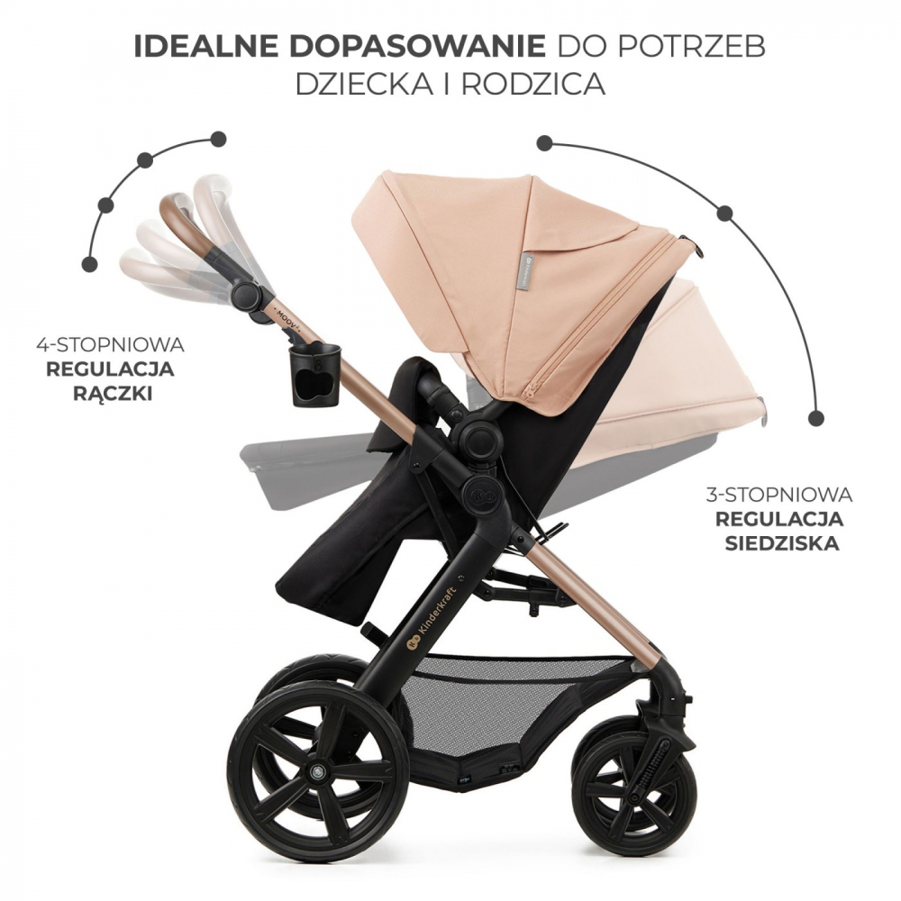 Carucior 3in1 Kinderkraft Moov 2 Premium - imagine 8