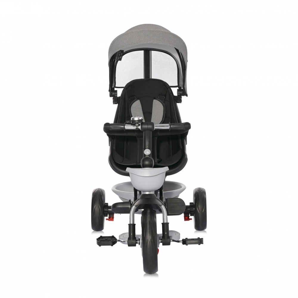 Tricicleta Lorelli Voyage Grey, sezut reversibil, maner control - imagine 2