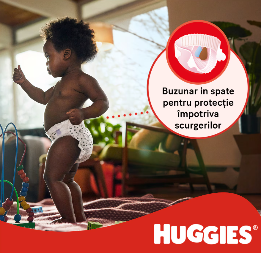 Scutece Huggies Ultra Comfort, Nr.4, 132 buc - imagine 5